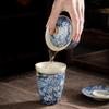 Ретро Ru печь для чая Супница Керамическая чаша с крышкой Sancai Чайник Gaiwan может поднять чайную посуду кунг-фу