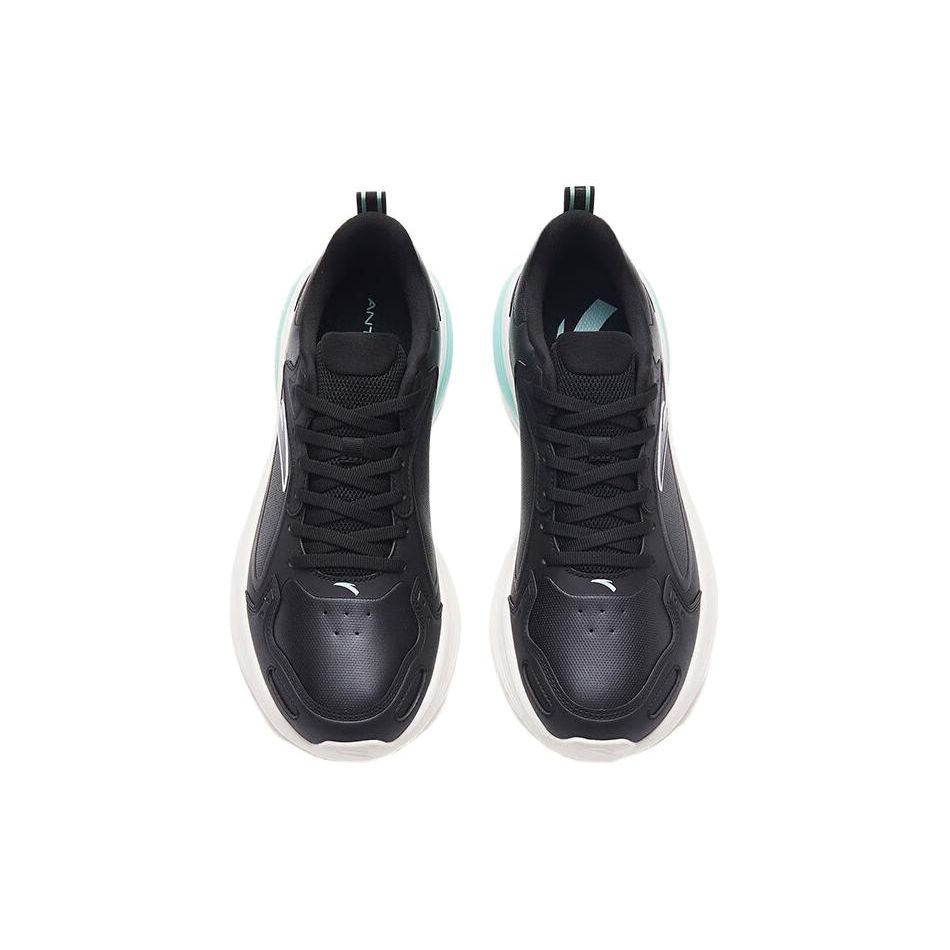 Anta Yuntu удобные нескользящие износостойкие низкие кроссовки для бега мужские кроссовки черные белые зеленые 112335558-5