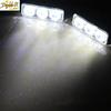 Car Daytime Running Light 3 LED White DRL Amber Turn Signal Front Fog Lamp 2PCS