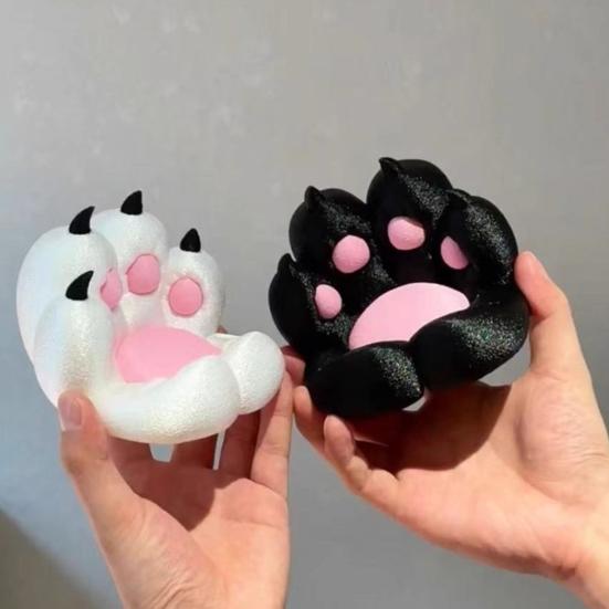 3D-печатная подставка для телефона в виде кошачьей лапы, настольный держатель для мобильного телефона, планшета, складной портативный держатель для телефона для офиса, дома, путешествий