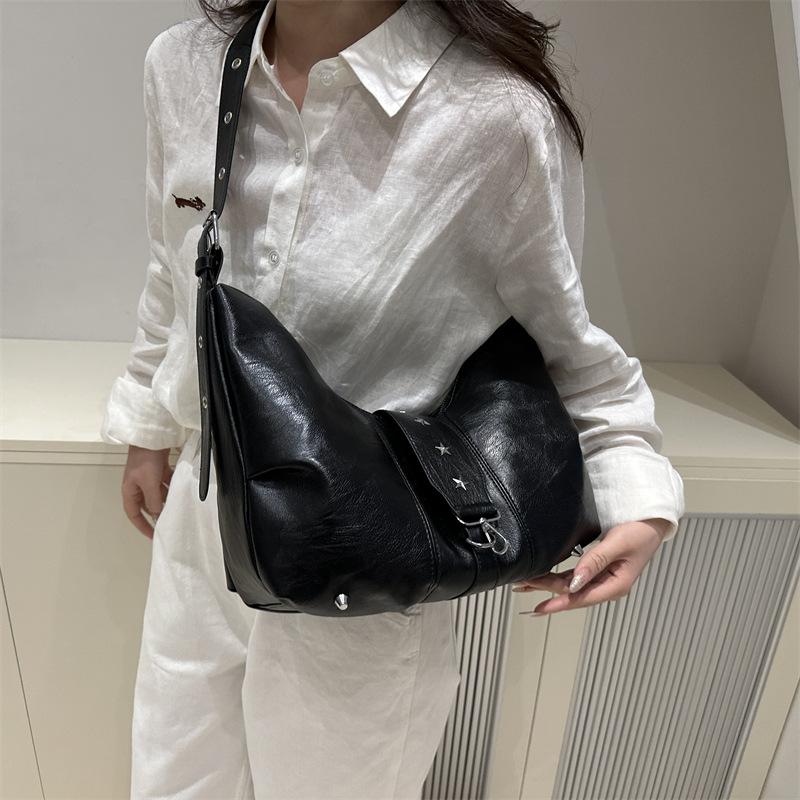 Новые повседневные модные сумки-хобо для женщин, ретро-сумка через плечо, кроссбоди, универсальный женский кошелек, высококачественная сумка из ПУ-кожи, KTY