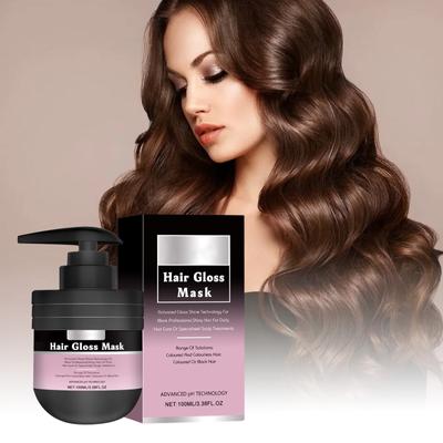 Крем для разглаживания волос Smooth Hair Smoothing Cream большой емкости 100 г. Маска для волос, крем для волос 100 мл.