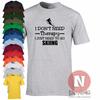 I Don't Need Therapy, I Just Need To Go Skiing T-shirt Skis Winter Sports Snow