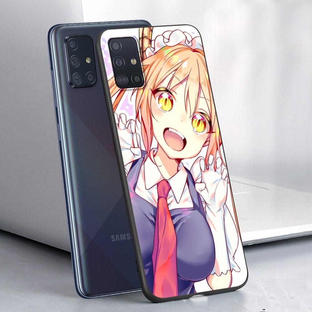 Чехол для телефона Miss Kobayashis Dragon Maid с аниме для Samsung Galaxy A51 A71 A21S A12 A11 A31 A52 A41 A32 5G A72 A02S, силиконовый чехол