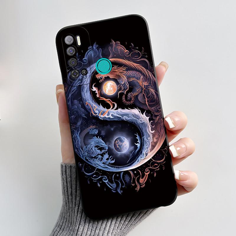 Для Tecno Pouvoir 4 Pouvoir 4 Pro LC7 LC8 Чехол Роскошный Милый Кролик с Сердечками Смешной Чехол для Телефона Черный Силиконовый Защитный Задний Чехол