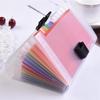 Мини-сумка для органов Rainbow с 13 отделениями, многослойная папка, сумка для файлов с данными и пряжкой MIT