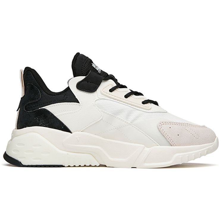 Anta Magic Cube Синтетическая кожа Ткань Отказаться Посредственность Нескользящие Износостойкие Амортизирующие Низкие Туфли для папы Женские кроссовки 122148808-2