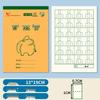 Thickened 32K Exercise Book: First Grade Math & Pinyin with Field Grid for Elementary & Kindergarten
