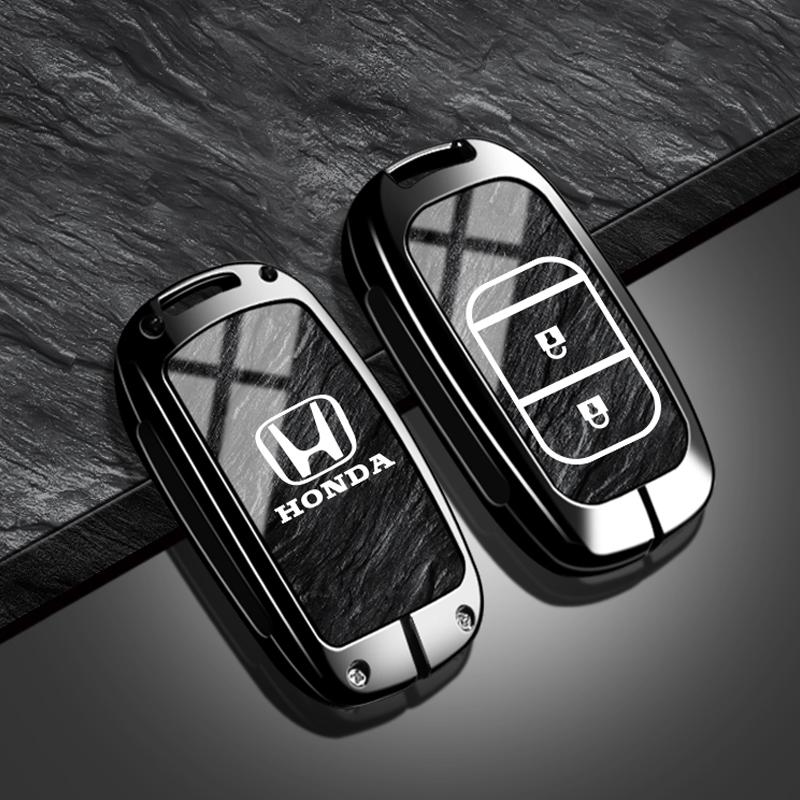 Zinc Alloy Car Key Case Cover Shell for Honda Civic 11th Gen Accord Vezel Freed Pilot CRV 2022 2023 Smart Remote Bag Accessories