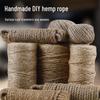 Handmade Hemp Rope Cat Climbing Frame and Claw Grinding Material – Braided Thick Rope for Wall Decoration and DIY Projects.