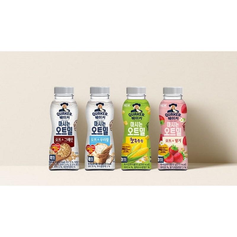 Quaker Drinking Oatmeal, Oat & Grain, 50g, 9 pieces