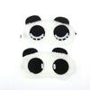 Cute Design  Accessories Plush Panda Face Eye Mask Travel Sleeping Soft Eyeshade Portable Sleeping Cover