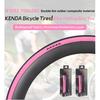 Kenda K1092 Новые шоссейные покрышки для велосипеда, устойчивые к проколам и скольжению, ультралегкие, складные, 700x28c, Kountach Elite, розовая боковина