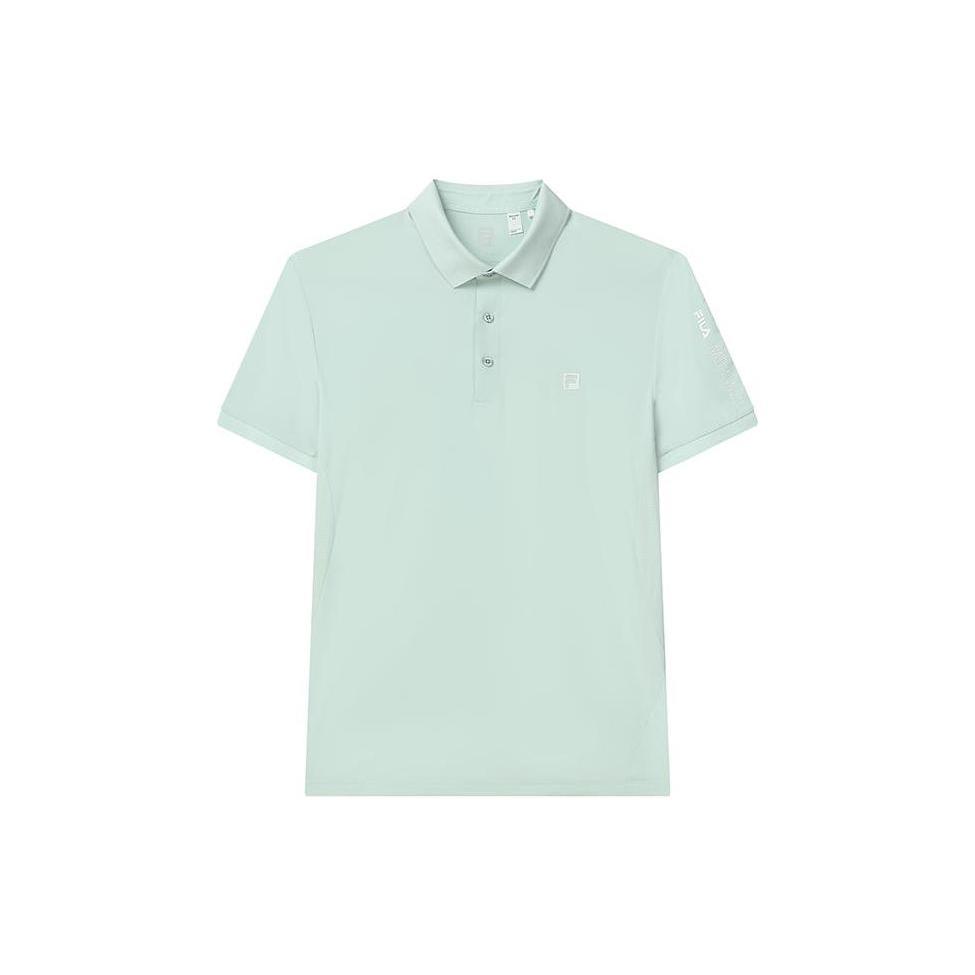 FILA Polo Shirts Men's Green Polo Collar Moderate Straight Fit A11M221126F-TQ