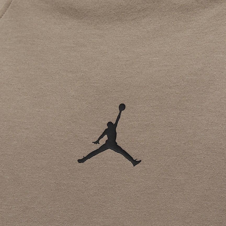 Jordan Dri-Fit Sport Solid Color Hooded Casual Long Sleeve Sun Protection Top Men Tops Medium-Brown FN5872-244