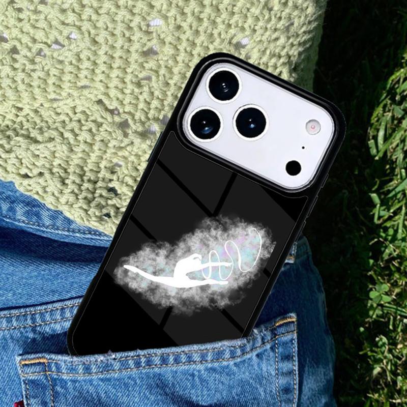 ribbon gymnastics movement Phone Case For iPhone 17 AIR 16 Pro Max 15 14 Pro 11 12 13 Shockproof Silicone Cover