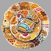 50 стикеров с вафлями: Вкусные Еда и Десерты Дизайны для Ноутбуков, Телефонов и Кружек для Воды