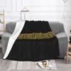 Золотой греческий ключ модное одеяло флисовое украшение портативное легкое тонкое покрывало для постельного белья пледы для наружных постельных принадлежностей
