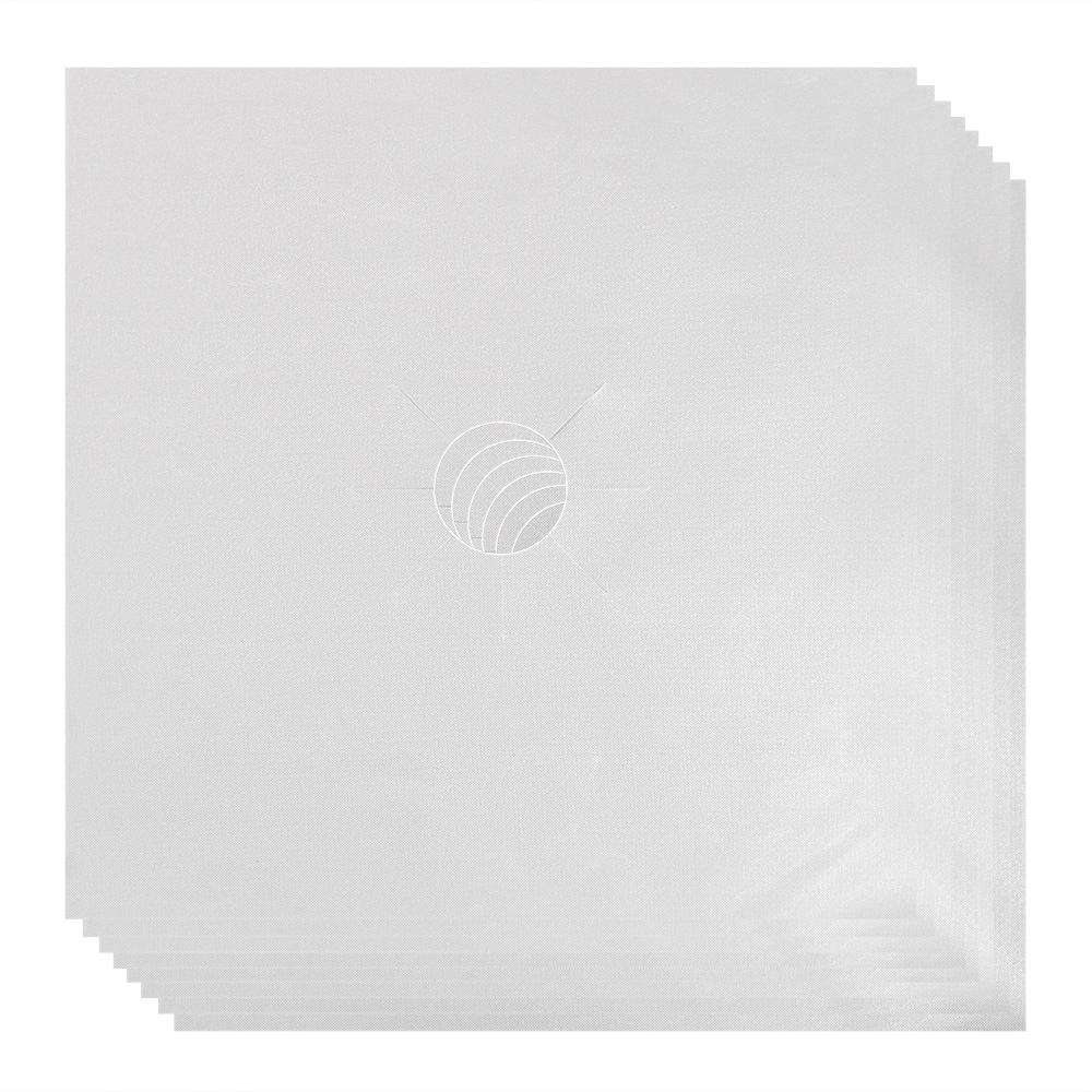 Подкладка для газовой горелки, коврик для домашней кухни, многоразовый защитный коврик для газовой плиты, 6 шт., 8 шт., стекловолокно, антипригарное покрытие