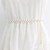 Elegant Fashion Pearl Waist Chain Ladies Thin Waistband Dress Skirt Sweater Belt Dress Decoration Clothing Supplies Accessories