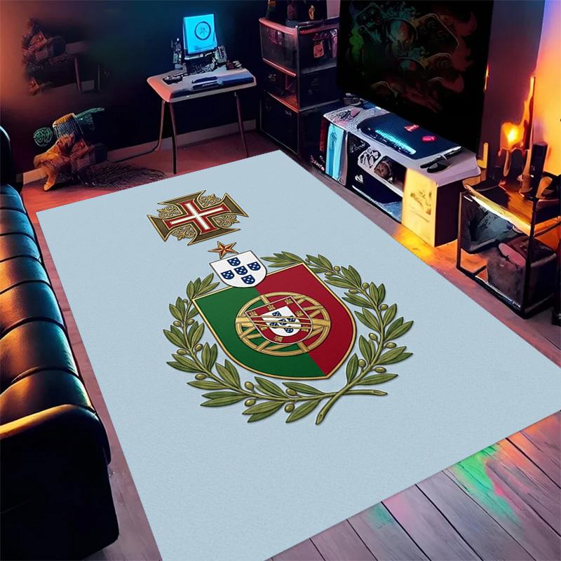 Portuguese Military Emblem carpet Living room and bedroom mats Home Decor Bathroom mat Dormitory decoration Art