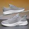 Men's Shoes Summer Hollow Mesh Shoes Mesh Breathable Thin Lightweight Casual Sports Shoes Large Size Thick-soled Travel Running Shoes