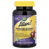 Alive!® Immunity Gummies, with Elderberry Extract, Grape & Cherry, 90 Gummies