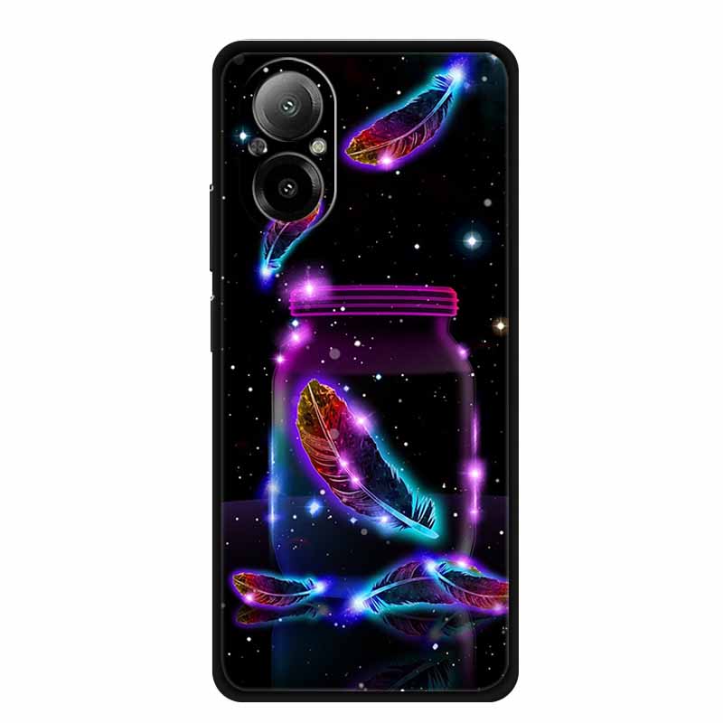 Для Realme C67 4G Чехол Роскошный Мягкий Силикон ТПУ Чехлы для Телефона Задняя Крышка Для RealmeC67 C 67 4G RMX3890 Ударопрочный Любовь Милый funda