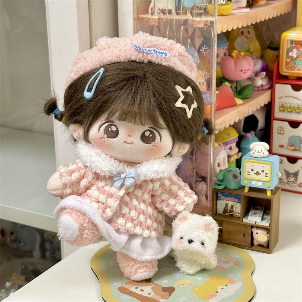 20cm Handmade Cotton Doll Clothes Cos Gift Doll Accessories Fashion Doll Cap Headdress