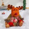 1/3 шт. Рождественский подарочный пакет на молнии, рождественский плюшевый держатель для кукол, снеговик, лось
