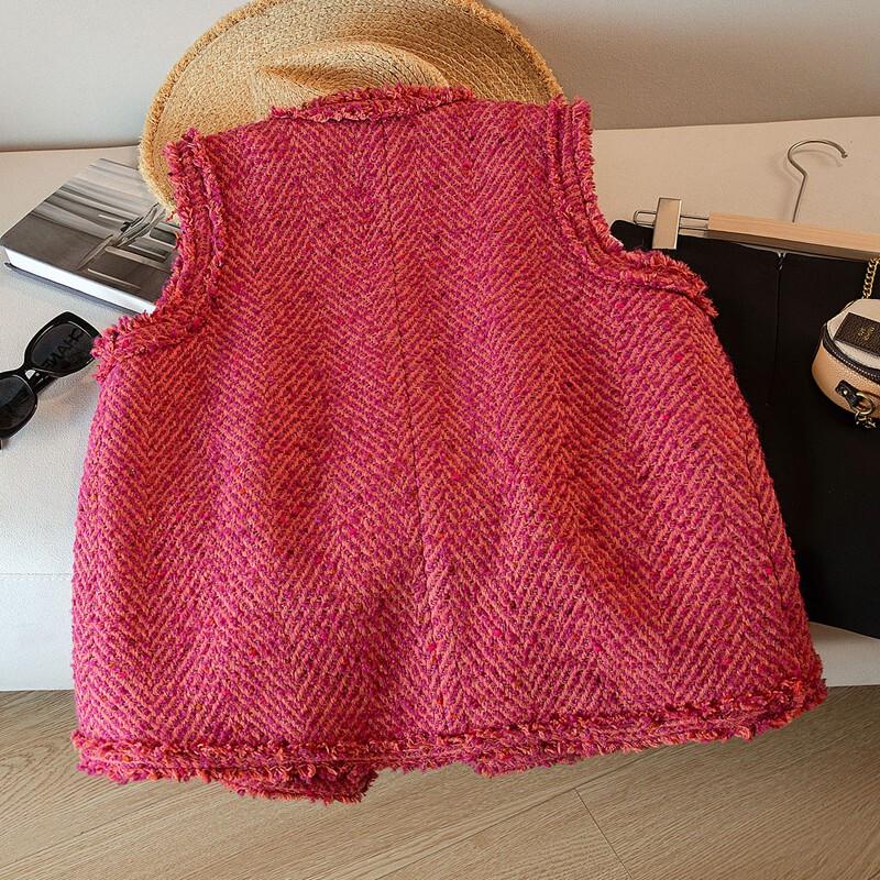 Women's Wool Blend Little Fragrance Vest