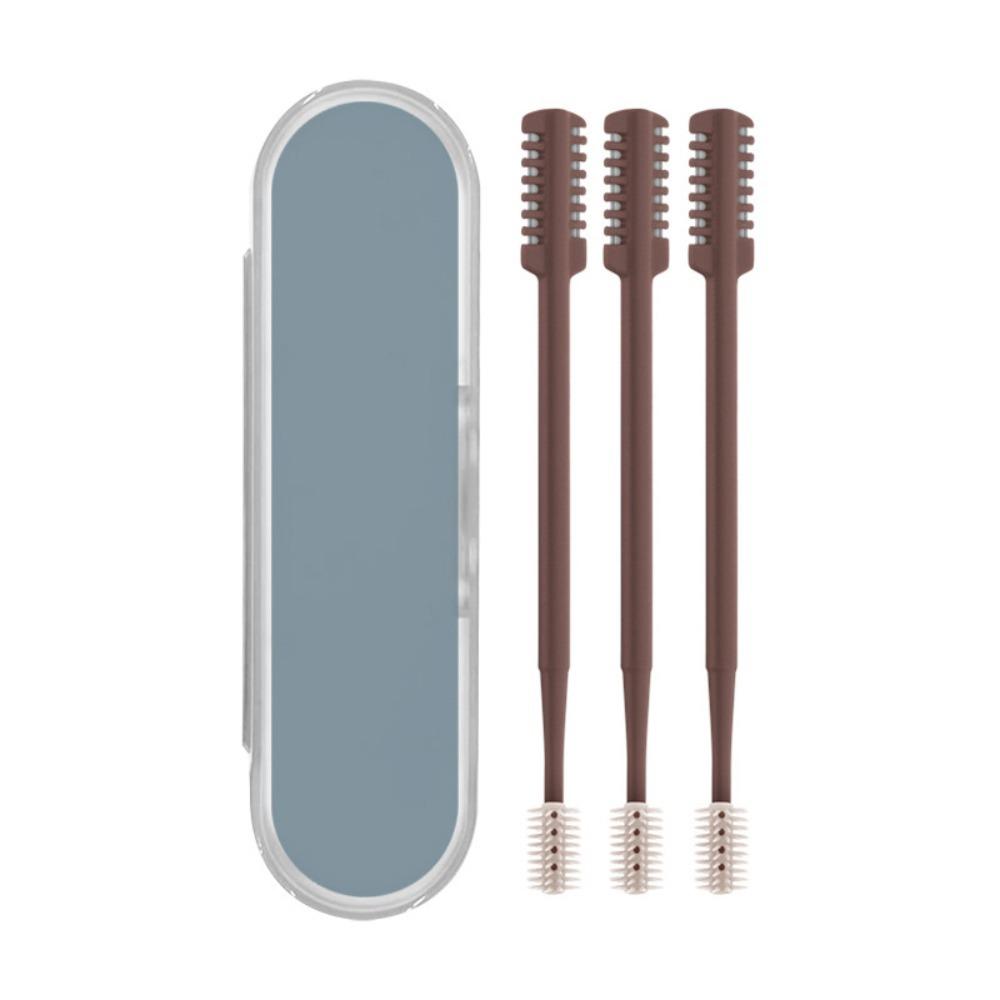 3Pcs/Set 360° Rotating Nose Hair Trimmer Double Head Hair Removal Tool Travel Essentials