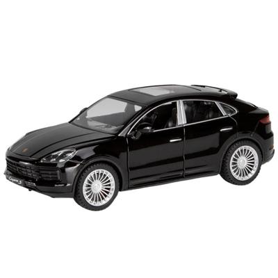 1/24 Porsche Cayenne Turbo S Металлическая модель автомобиля Литье под давлением Металлические игрушечные машинки Модель автомобиля Имитация Звук Свет Коллекция Подарок для детей