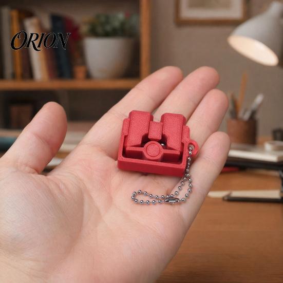 Игрушка-фиджет с кнопками, 3D-печатная игрушка-кликер для пальцев, Декомпрессионная нажимная игрушка с шариковой цепочкой, Портативная игрушка для снятия стресса на стол для студентов, Офисных работников Цепочка
