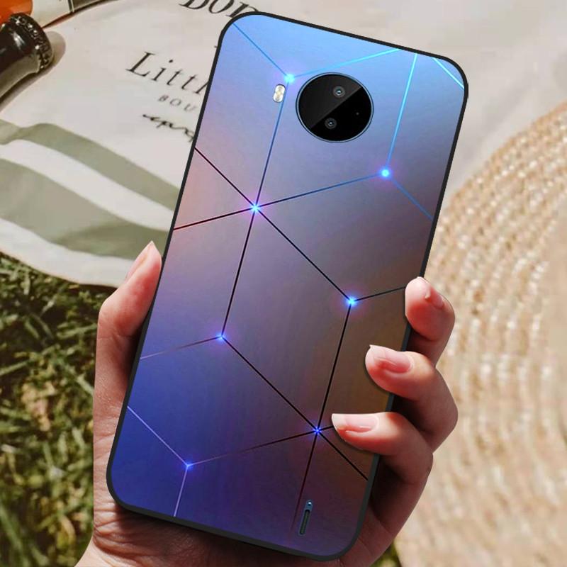 Для Nokia C20 Чехол Мягкий ТПУ Силиконовый Мультяшная Задняя Крышка для Nokia C20 Plus Чехлы для Телефона ТПУ Черный Бампер для NokiaC20 C 20 Plus