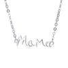 S925 Sterling Silver English Letter Mama Necklace Fashionable All-Match Silver Jewelry