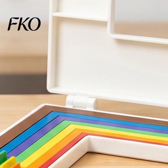 DIY Craft Ruler Paper Alignment Tool Set, 7 Size Guide with Storage Measurement Case, Color Coded Positioning for Card Making Scrapbooking Crafting