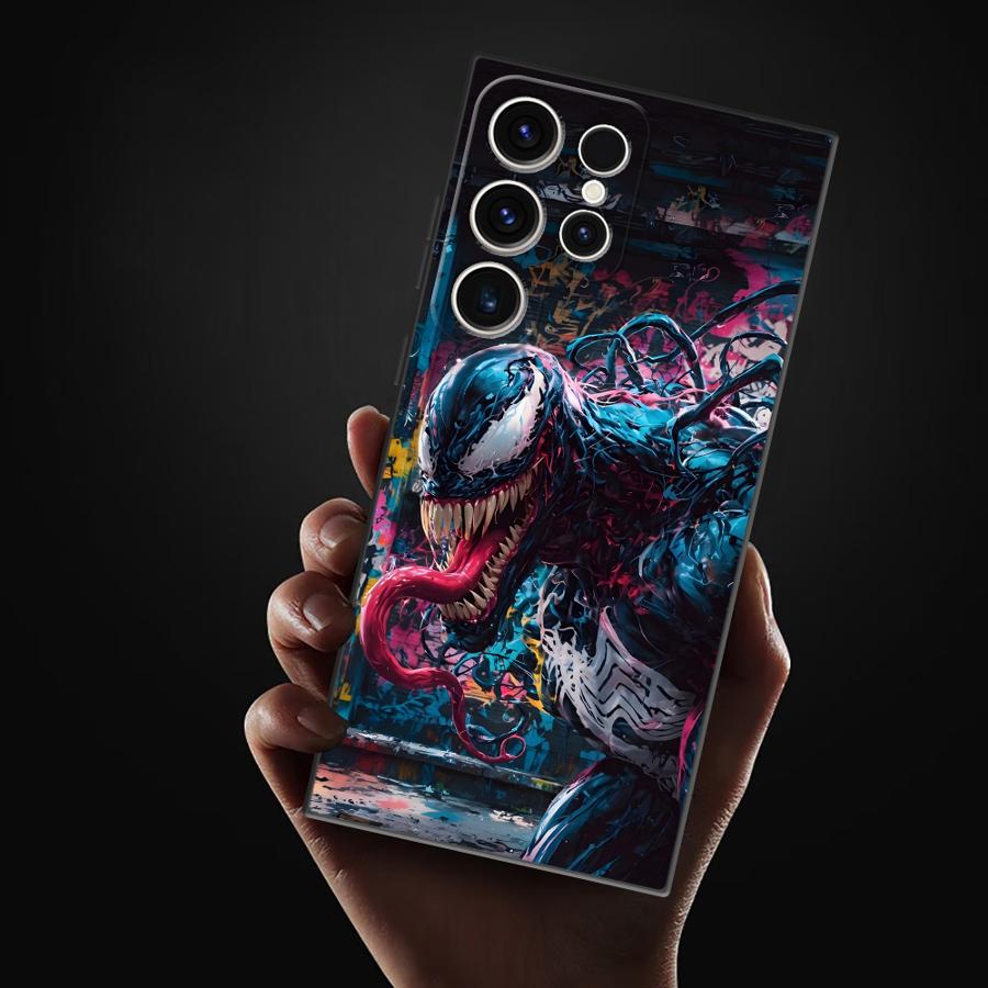 Крутой чехол Marvel Venom для Samsung Galaxy S26 S10 S9 S24 Plus Note 20 Ultra 8 9 10 S25 Ultra S23 S21 FE S20 Funda Чехол для телефона