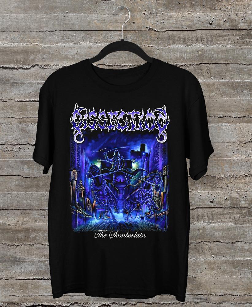 NEW Dissection - The Somberlain album Short Sleeve Black All Size Shirt Unisex T-Shirt