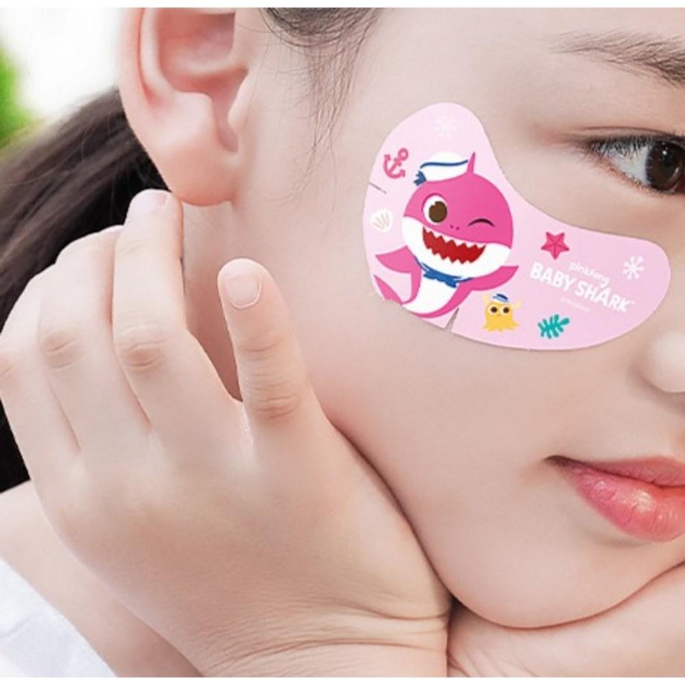 Pinkfong Baby Shark UV Protection Kids Sun Patch Small 4p Set, 2 Sets