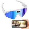 4K POV Glasses Smart Baseball Sunglasses with Camera Photos Audios Videos Recording Lightweight Men Women Camera Wearable Eyewear