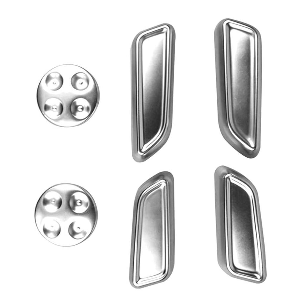 Автомобильный Стайлинг Кнопки регулировки сиденья Замена декоративных чехлов Наклейки Отделка для Tesla Model 3 2017-2024 Автоаксессуары