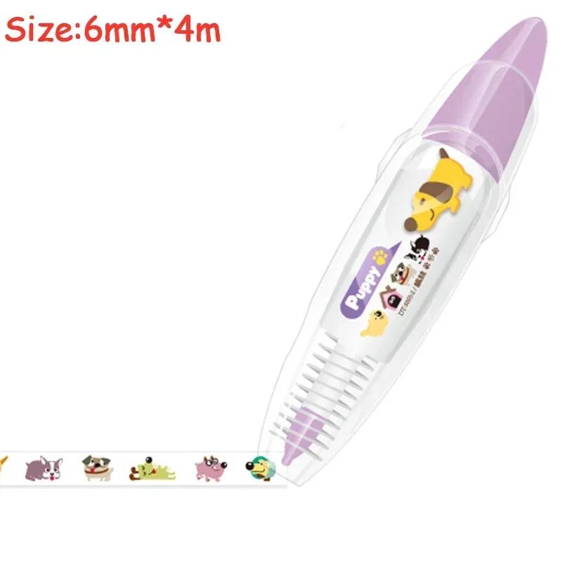 Kawaii корректирующий пояс Kawaii аксессуары для девочек, декоративные наклейки для рук, маркерная ручка, школьные канцелярские принадлежности, офисные принадлежности