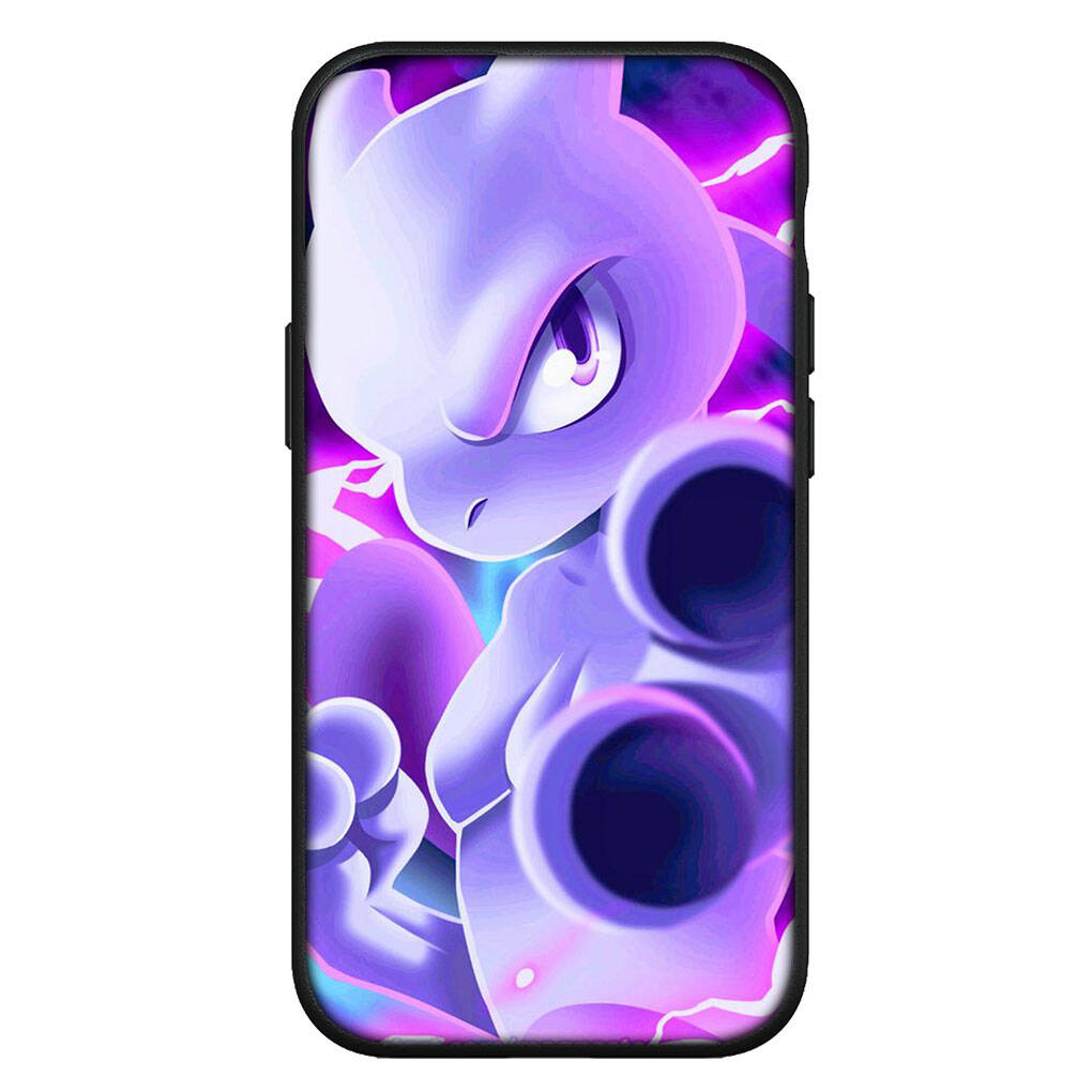 Cover for iPhone 17 16 15 Xiaomi Poco Redmi Note 14 13 12 11 Pro Max X 9 Samsung Galaxy S25 S24 S23 OPPO Huawei Mew Mewtwo Pokemon Pikachu Phone Case