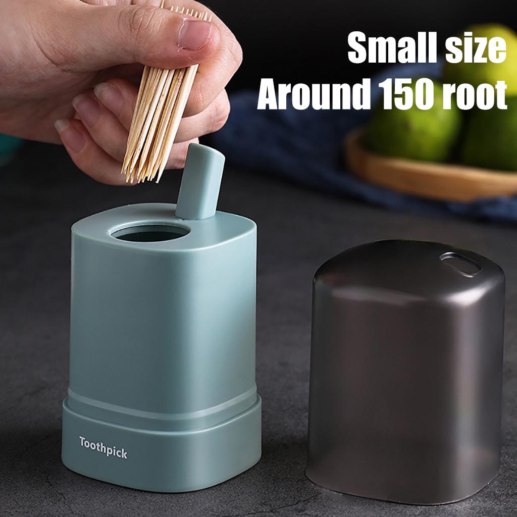 Контейнер для автоматического выдвижного ящика для зубочисток Портативный диспенсер для зубочисток