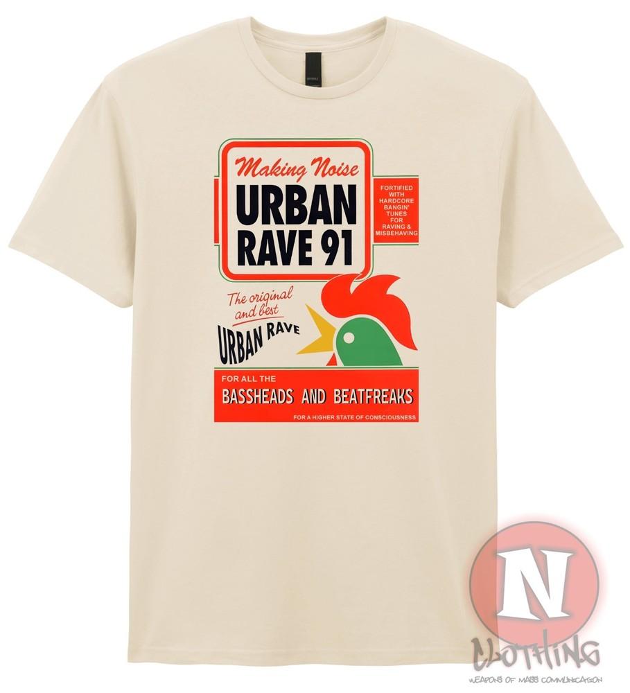 Urban Rave 91 TShirt Wild Free Early 90s Rave Dance Music Edm Organic Heavy