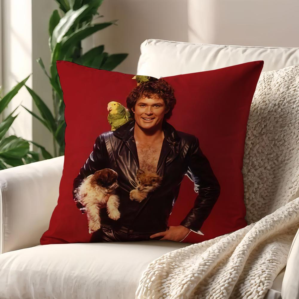 David HHasselhoff Jacket cushion cover Best Home Office Coffee Pillow Sofa Printing Decoration Room Shop Car Nordic Simplicity