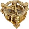 Солнечные часы-компас WEST London Maritime из цельной латуни – 7,62 см Морской декор в подарок