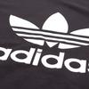 adidas Футболка женская с коротким рукавом и круглым вырезом, с цветным блоком логотипа, дышащая, впитывающая пот, черная CY7367