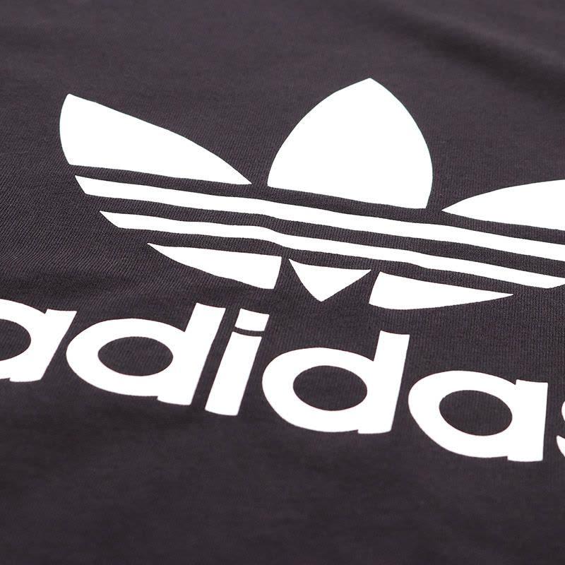 adidas Футболка женская с коротким рукавом и круглым вырезом, с цветным блоком логотипа, дышащая, впитывающая пот, черная CY7367
